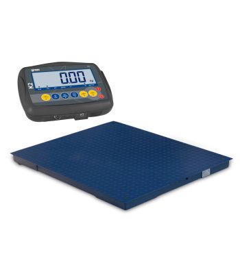 Geijkte vloerweegschaal platformweegschaal 1500kg 150 x 120cm
