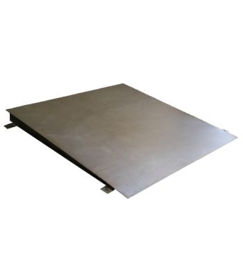 RVS Oprijplaat voor palletweegschaal  (150x90cm)