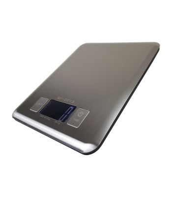 Keukenweegschaal met hoog weegvermogen en RVS weegplateau 8kg x 1g