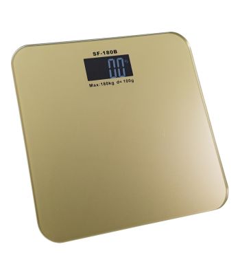 Digitale personenweegschaal 180kg x 100g GOUD