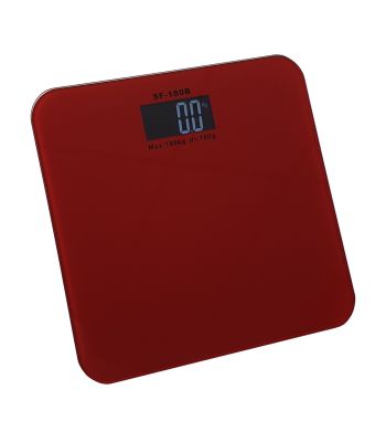 Digitale personenweegschaal 180kg x 100g ROOD