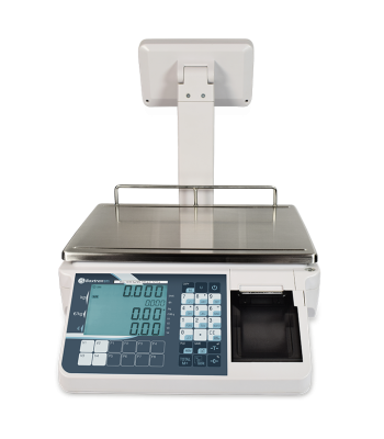 BAXTRAN STI 615 geijkte winkelweegschaal met bonnenprinter 15kg