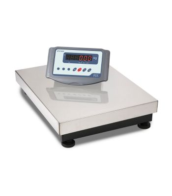 Platformweegschaal Accurex RXT-S met rvs weegplateau 15kg x 2g